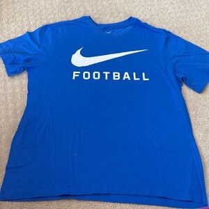 Nike Royal Blue Football Tee